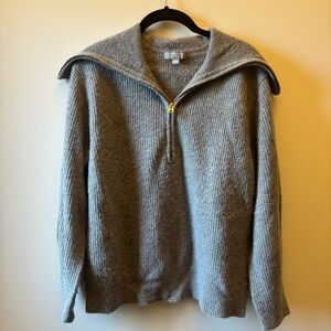 J.Crew Half-Zip Stretch Sweater